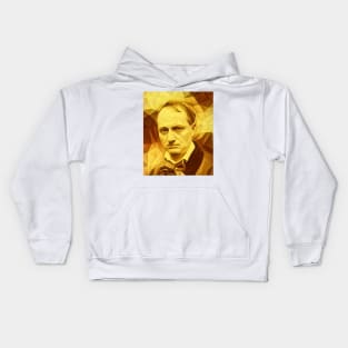 Charles Baudelaire Portrait | Charles Baudelaire Artwork 9 Kids Hoodie